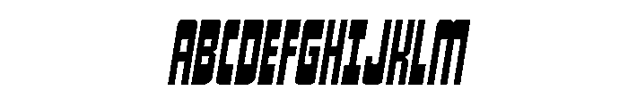 Isomorph Semi-Italic Font UPPERCASE