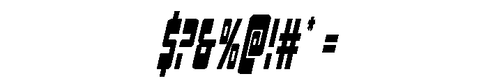 Isomorph Spaced Italic Font OTHER CHARS