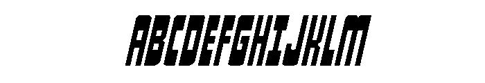 Isomorph Spaced Italic Font UPPERCASE