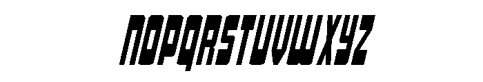 Isomorph Spaced Italic Font UPPERCASE