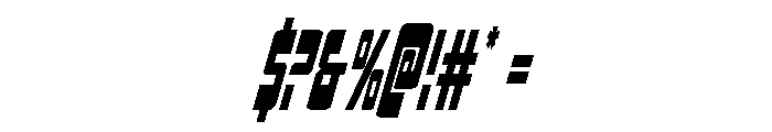 Isomorph Super-Italic Font OTHER CHARS