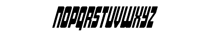 Isomorph Super-Italic Font LOWERCASE