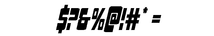 Isomorph Wide Italic Font OTHER CHARS
