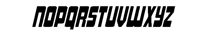Isomorph Wide Italic Font UPPERCASE