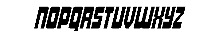 Isomorph Wide Italic Font LOWERCASE