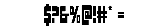Isomorph Wide Font OTHER CHARS