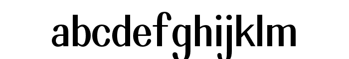 Isserley-Regular Font LOWERCASE