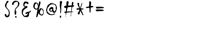 Ishtar Regular Font OTHER CHARS