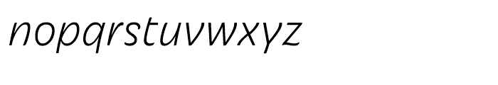 Iskra CYR Light Italic Font LOWERCASE