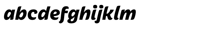Iskra CYR Ultra Bold Italic Font LOWERCASE
