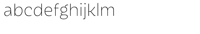 Iskra LAT Thin Font LOWERCASE