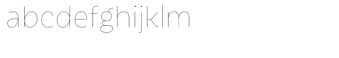 Iskra LAT Ultra Thin Font LOWERCASE