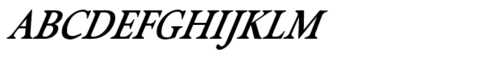 Isolde Bold Italic Font UPPERCASE
