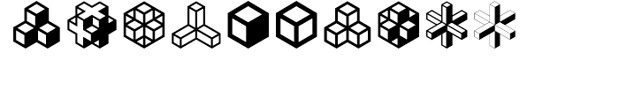 Isometric Ornaments Font OTHER CHARS