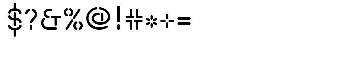 Isometrik Regular Font OTHER CHARS