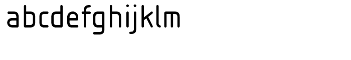 Isonorm Standard D Font LOWERCASE