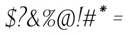 Isabelle Pro Italic Font OTHER CHARS