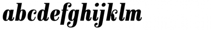 Isabel Condensed Black Italic Font LOWERCASE