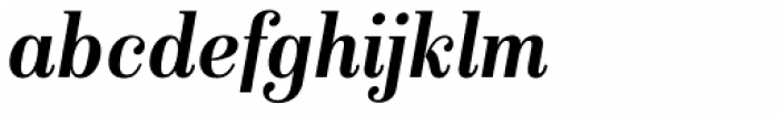 Isabel SemiCondensed Bold Italic Font LOWERCASE
