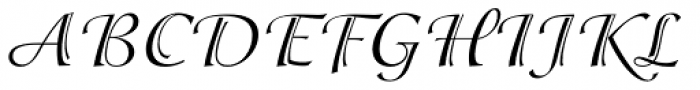 Isadora Std Regular Font UPPERCASE
