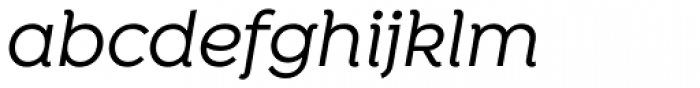 Isidora Alt Medium Italic Font LOWERCASE