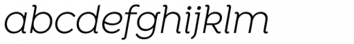 Isidora Alt Regular Italic Font LOWERCASE