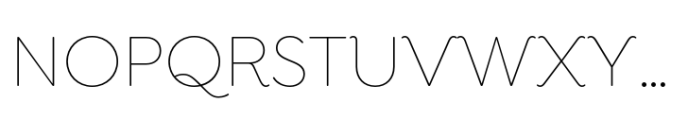 Isidora Soft Alt Thin Font UPPERCASE