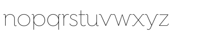 Isidora Soft Alt Thin Font LOWERCASE