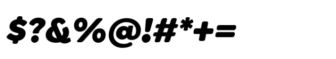 Isidora Soft Black It Font OTHER CHARS