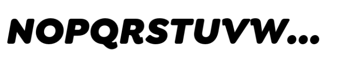 Isidora Soft Black It Font UPPERCASE