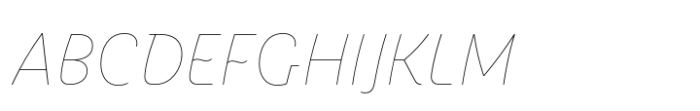 Iskra Pro Ultra Thin Italic Font UPPERCASE