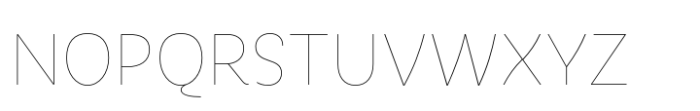Iskra Pro Ultra Thin Font UPPERCASE