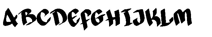 Island Splash Font UPPERCASE