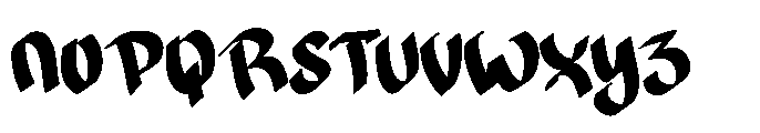 Island Splash Font UPPERCASE