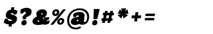 Isle Body Black Italic Font OTHER CHARS