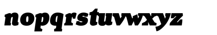 Isle Body Black Italic Font LOWERCASE