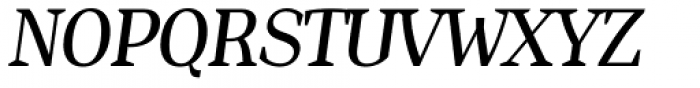 Isle Headline Medium Italic Font UPPERCASE