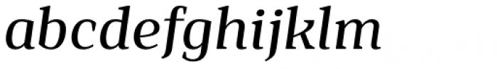 Isle Headline Medium Italic Font LOWERCASE