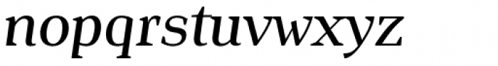 Isle Headline Medium Italic Font LOWERCASE