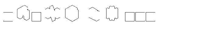 Isocube 03-Outline Font OTHER CHARS