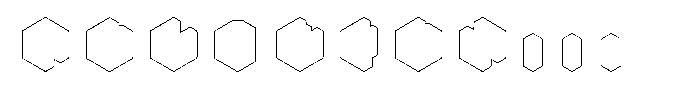 Isocube 03-Outline Font UPPERCASE