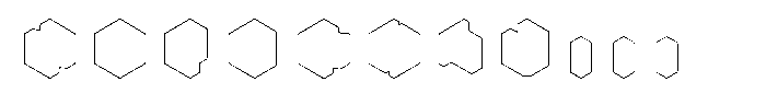Isocube 03-Outline Font LOWERCASE