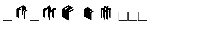 Isocube 04-Top_and_Left Font OTHER CHARS