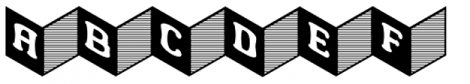Isometrica No.2 Font LOWERCASE