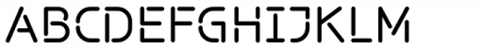 Isometrik Regular Font UPPERCASE