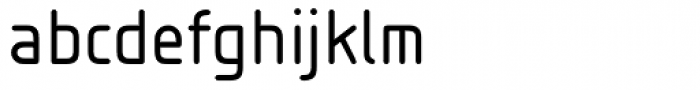 Isonorm Regular Font LOWERCASE