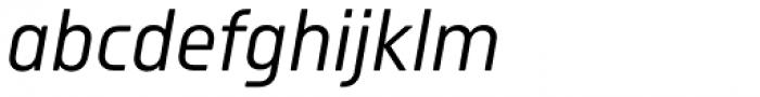 Isotonic Regular Italic Font LOWERCASE
