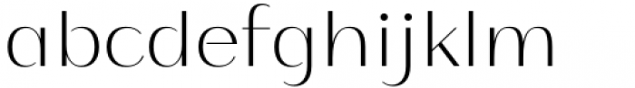 Istanbul Type 100 Thin Font LOWERCASE