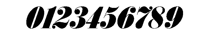 Isambard Condensed Italic Font OTHER CHARS