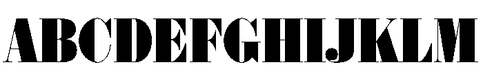 Isambard Condensed Roman Font UPPERCASE